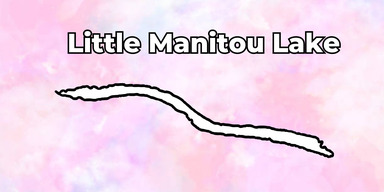 An outline of Lake Manitou.